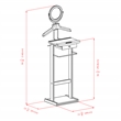 Winsome Alfred Transitional Solid Wood Valet Stand with Mirror in Espresso