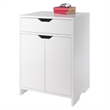 Winsome Nova 1-Drawer Contemporary Wood Storage Cabinet in White