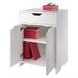 Winsome Nova 1-Drawer Contemporary Wood Storage Cabinet in White