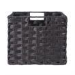 Winsome Melanie 3-Piece Foldable Woven Fiber Wicker / Rattan Basket in Chocolate