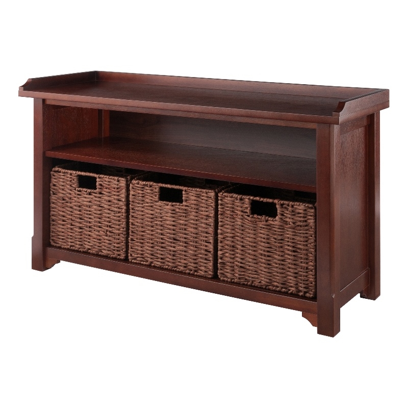 winsome wood storage bench