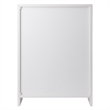 Winsome Nova Open Shelf Contemporary Wood Storage Cabinet in White