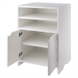 Winsome Nova Open Shelf Contemporary Wood Storage Cabinet in White