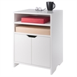Winsome Nova Open Shelf Contemporary Wood Storage Cabinet in White