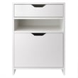 Winsome Nova Filing Contemporary Wood Storage Cabinet in White