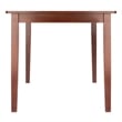Winsome Darren Transitional Solid Wood Dining Table Extension Top in Walnut