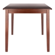 Winsome Darren Transitional Solid Wood Dining Table Extension Top in Walnut