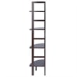 Winsome Aiden Corner Transitional Solid Wood Baker's Rack in Coffee