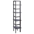 Winsome Aiden Corner Transitional Solid Wood Baker's Rack in Coffee