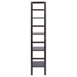Winsome Aiden Narrow Transitional Solid Wood Baker's Rack in Coffee