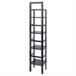 Winsome Aiden Narrow Transitional Solid Wood Baker's Rack in Coffee