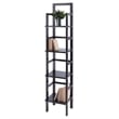 Winsome Aiden Narrow Transitional Solid Wood Baker's Rack in Coffee