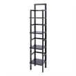 Winsome Aiden Narrow Transitional Solid Wood Baker's Rack in Coffee