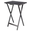 Winsome Allen 5-Piece Transitional Solid Wood Snack Table Set Coffee Finish