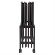 Winsome Allen 5-Piece Transitional Solid Wood Snack Table Set Coffee Finish