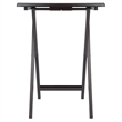 Winsome Allen 5-Piece Transitional Solid Wood Snack Table Set Coffee Finish