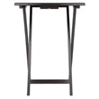 Winsome Allen 5-Piece Transitional Solid Wood Snack Table Set Coffee Finish