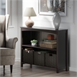 Winsome Terrace 4-Piece Solid Wood Storage Shelf w/ Baskets - Walnut/Chocolate