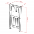 Winsome Raya Transitional Solid Wood Luggage Rack with Shelf in White Finish