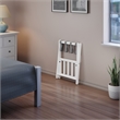 Winsome Raya Transitional Solid Wood Luggage Rack with Shelf in White Finish