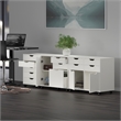 Winsome Halifax 3-Pc Cabinet Set with File Drawer in White Finish