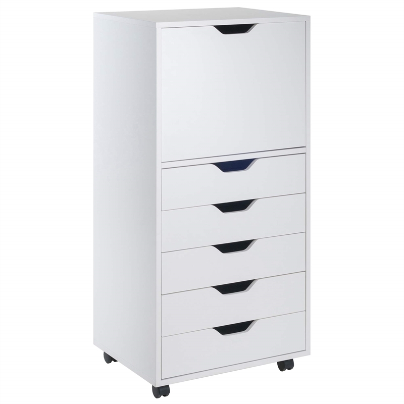 Winsome Halifax 3-Piece Multi-Drawer Engineered Wood Storage Cabinet Set - White