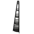 Winsome Adam 3-PC 5-Tier Transitional Solid Wood Shelving Set in Lustrous Black