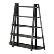 Winsome Adam 3-PC 5-Tier Transitional Solid Wood Shelving Set in Lustrous Black