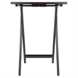 Winsome Adriel 5-Piece Transitional Solid Wood Snack Table Set in Coffee