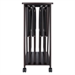Winsome Adriel 5-Piece Transitional Solid Wood Snack Table Set in Coffee