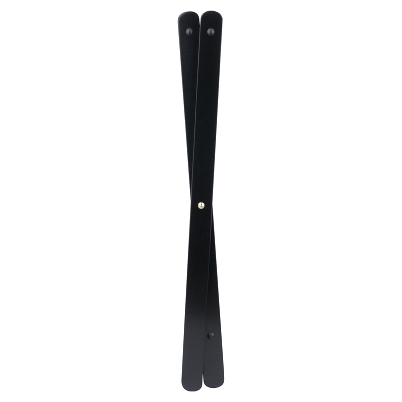 Winsome Raya Transitional Solid Wood Luggage Rack with Shelf in Black