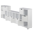 Winsome Julian 3pc Storage Cabinet Set in White Finish