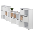 Winsome Julian 3pc Storage Cabinet Set in White Finish