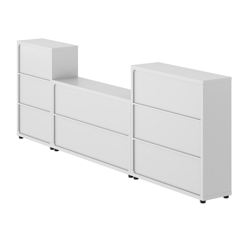 Winsome Julian 3pc Storage Cabinet Set in White Finish