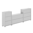 Winsome Julian 3pc Storage Cabinet Set in White Finish