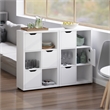 Winsome Julian 3x2 Storage Cabinet in White Finish