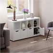 Winsome Julian 2x4 Storage Cabinet White Finish
