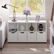Winsome Julian 2x4 Storage Cabinet White Finish