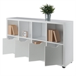 Winsome Julian 2x4 Storage Cabinet White Finish