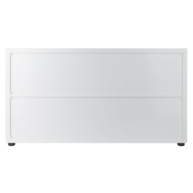 Winsome Julian 2x4 Storage Cabinet White Finish