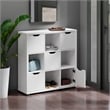 Winsome Julian 3x3 Storage Cabinet White Finish