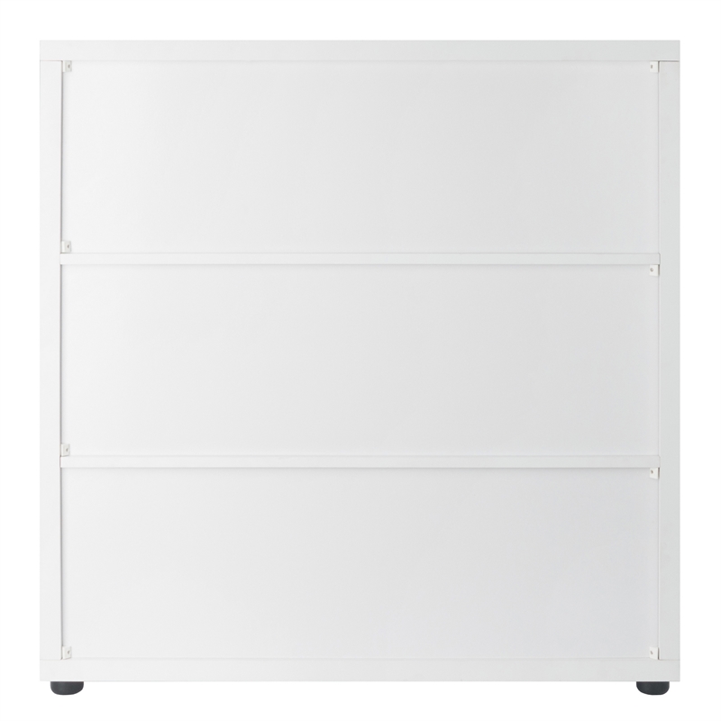Winsome Julian 3x3 Storage Cabinet White Finish