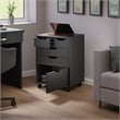 Winsome Halifax Bins and Drawers Storage Mobile Cabinet Black Finish