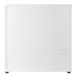 Winsome Julia 3x3 Storage 5Pc Cabinet Set Beige and White Finish