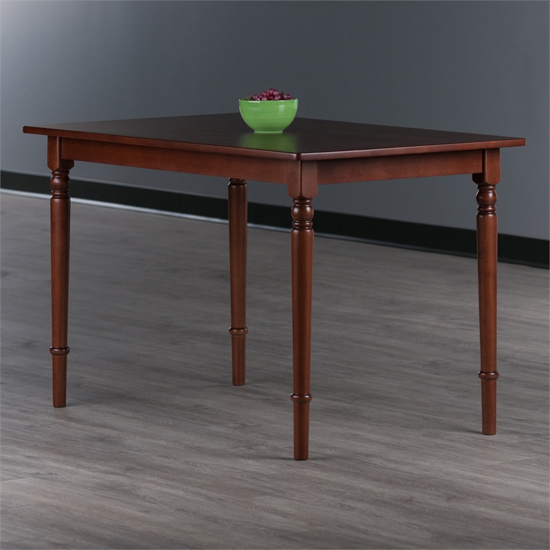Winsome Ravenna Rectangle Dining Table Walnut Finish