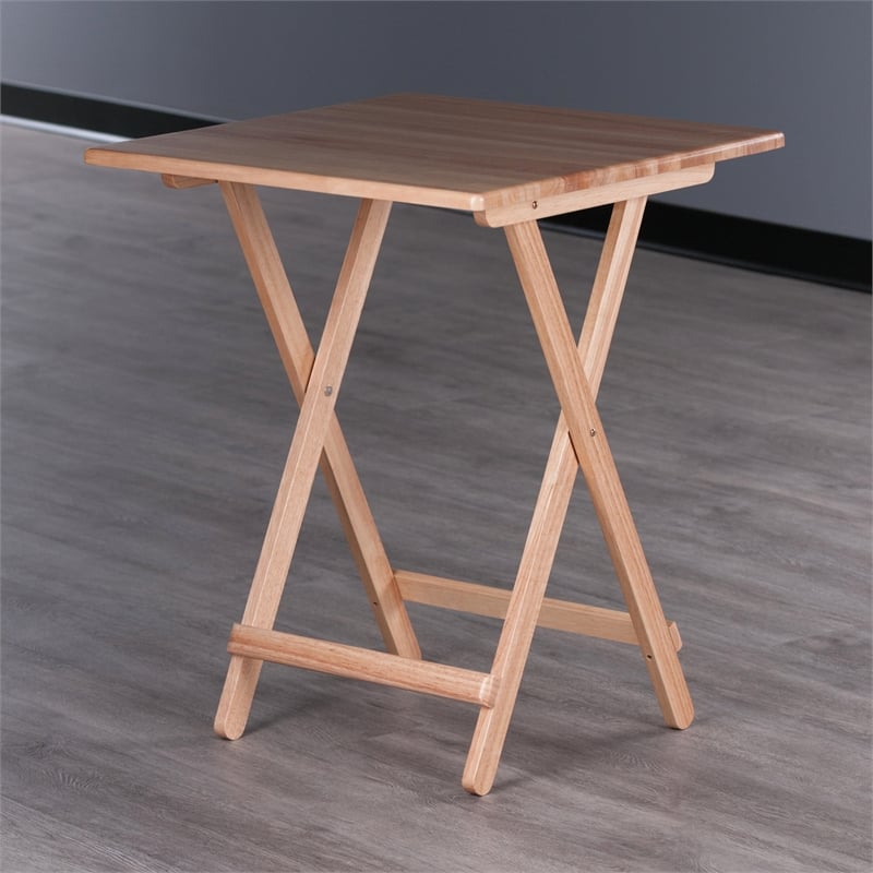 Winsome Delayne Folding Table in Natural Finish