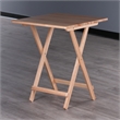 Winsome Delayne Folding Table in Natural Finish