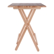 Winsome Delayne Folding Table in Natural Finish
