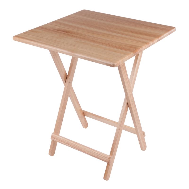Winsome Delayne Folding Table in Natural Finish