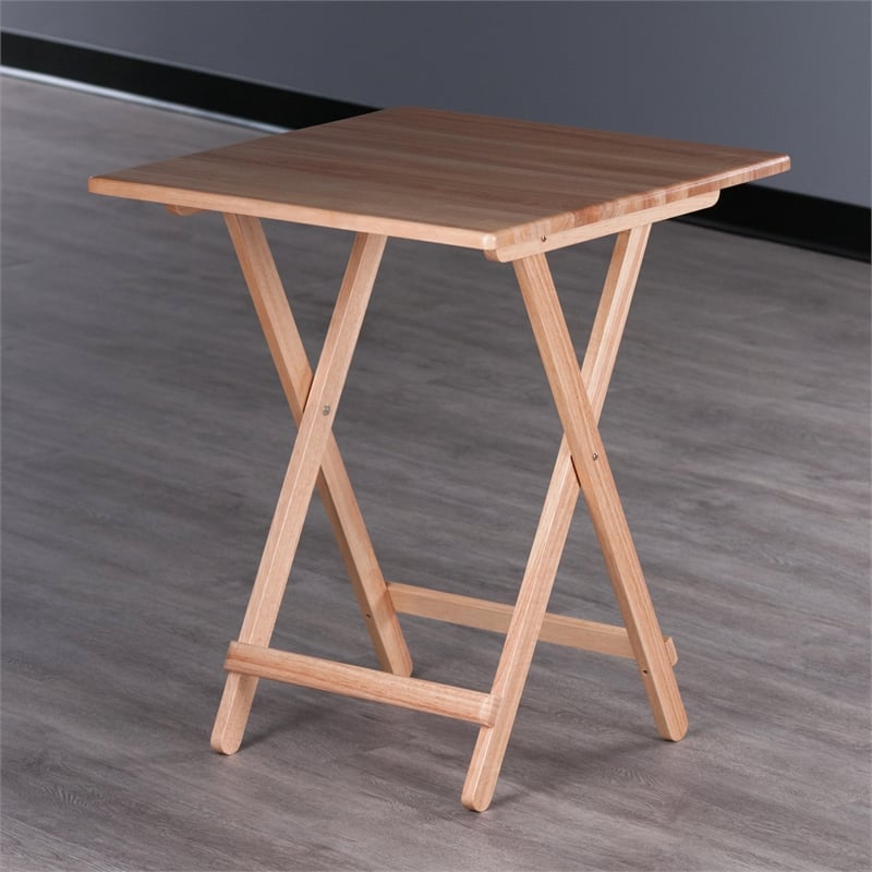 Winsome Delayne Folding Table in Natural Finish
